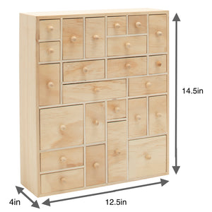 Natural Wooden Craft/ Sewing/ Jewellery organiser