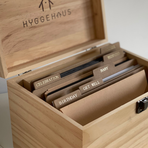 Card Box/ Memory Box Organiser – hyggehausuk