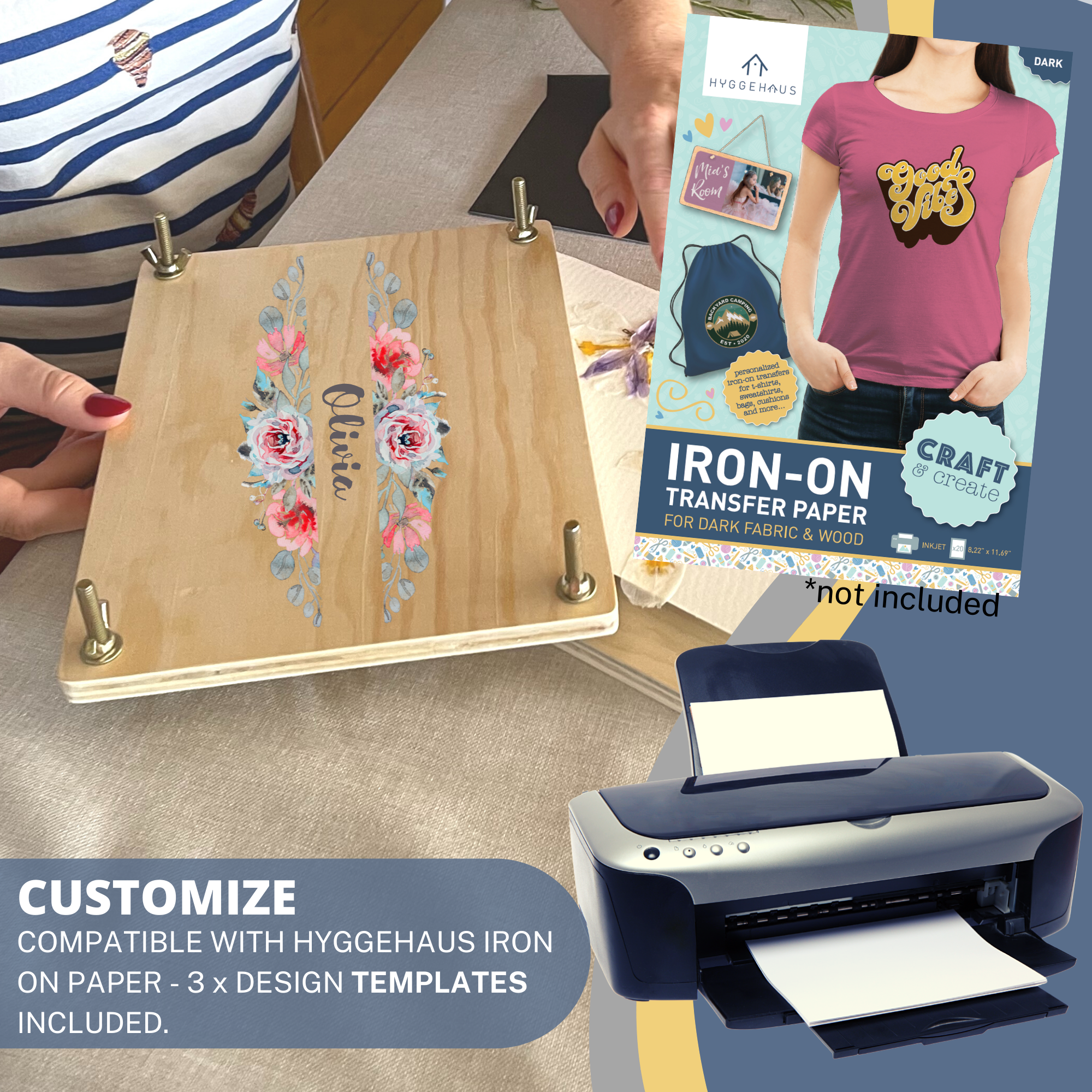 LYKKE Flower press kit with BONUS Cards and Envelopes