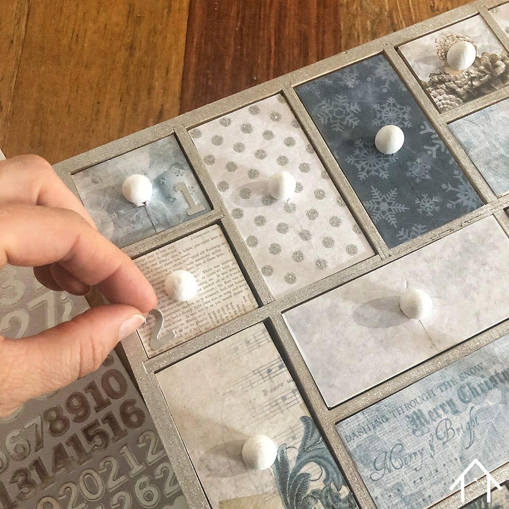 DIY Advent Calendar Kit/ Desktop Organiser/ Apothecary Cabinet (handles not glued on)